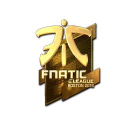 Sticker | Fnatic (Gold) | Boston 2018