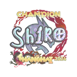Sticker | sh1ro (Holo, Champion) | Shanghai 2024