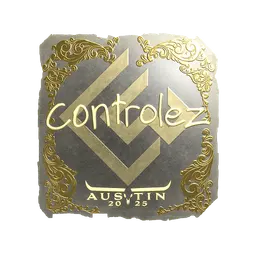 Sticker | controlez (Gold) | Austin 2025