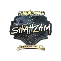 Sticker | ShahZaM (Gold) | Berlin 2019