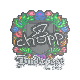 Sticker | chopper (Embroidered) | Budapest 2025