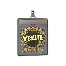 Sticker Slab | vexite (Gold) | Budapest 2025