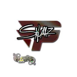 Sticker | skullz (Glitter) | Paris 2023