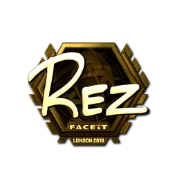 Sticker | REZ (Gold) | London 2018