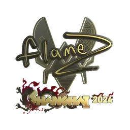 Sticker | FlameZ (Gold) | Shanghai 2024