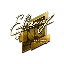 Sticker | flamie (Gold) | Boston 2018
