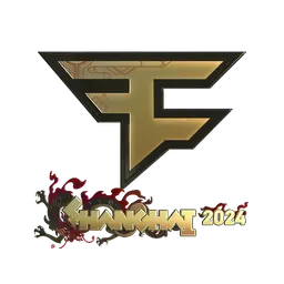 Sticker | FaZe Clan (Gold) | Shanghai 2024