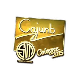 Sticker | cajunb (Gold) | Cologne 2015