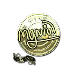 Sticker | mynio (Gold) | Paris 2023