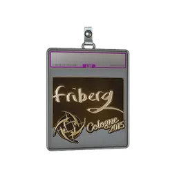 Sticker Slab | friberg (Gold) | Cologne 2015
