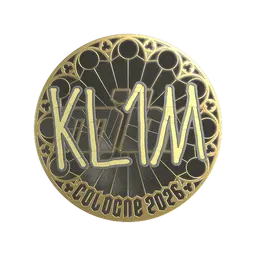 Sticker | kl1m (Gold) | Cologne 2026