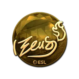 Sticker | Zeus (Gold) | Katowice 2019