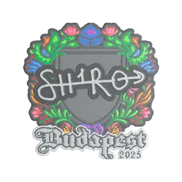 Sticker | sh1ro (Embroidered) | Budapest 2025