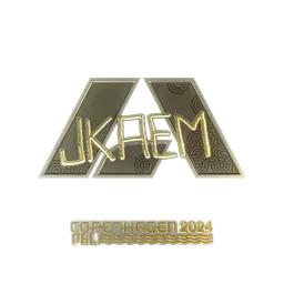 Sticker | jkaem (Gold) | Copenhagen 2024