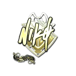 Sticker | niko (Gold)  | Paris 2023