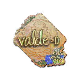 Sticker | v4lde (Holo) | Rio 2022