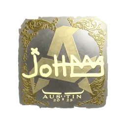 Sticker | jottAAA (Gold) | Austin 2025