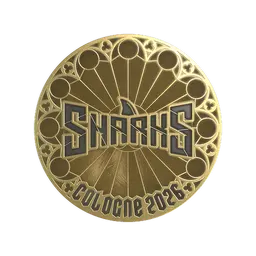 Sticker | Sharks Esports (Gold) | Cologne 2026