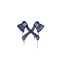 Sealed Graffiti | X-Axes (SWAT Blue)