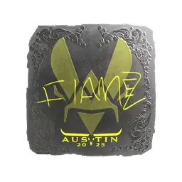 Sticker | FlameZ (Foil) | Austin 2025