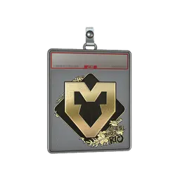 Sticker Slab | MOUZ (Gold) | Rio 2022