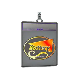 Sticker Slab | Flame Buttery (Holo)
