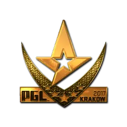 Sticker | Astralis (Gold) | Krakow 2017