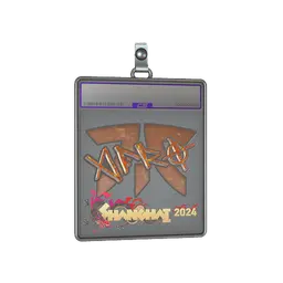 Sticker Slab | afro (Glitter) | Shanghai 2024
