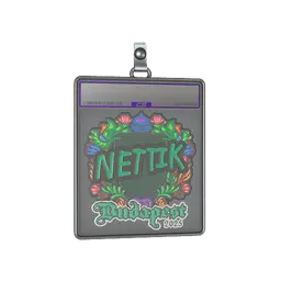 Sticker Slab | nettik (Embroidered) | Budapest 2025