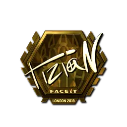 Sticker | tiziaN (Gold) | London 2018