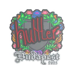 Sticker | huNter- (Embroidered) | Budapest 2025