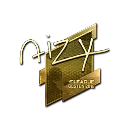 Sticker | aizy (Gold) | Boston 2018