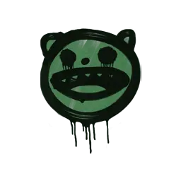 Sealed Graffiti | Happy Cat (Jungle Green)