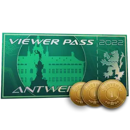 Antwerp 2022 Viewer Pass + 3 Souvenir Tokens