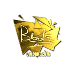 Sticker | B1ad3 (Gold) | Cologne 2016