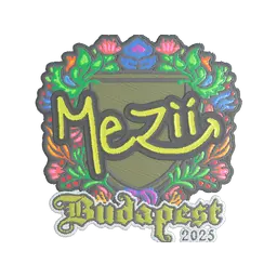 Sticker | mezii (Embroidered) | Budapest 2025