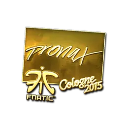 Sticker | pronax (Gold) | Cologne 2015