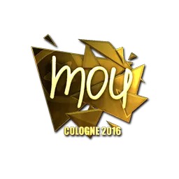 Sticker | mou (Gold) | Cologne 2016