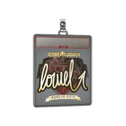 Sticker Slab | loWel (Gold) | Berlin 2019