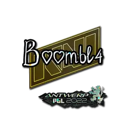 Sticker | Boombl4 (Glitter) | Antwerp 2022