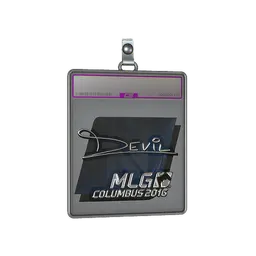 Sticker Slab | DEVIL (Foil) | MLG Columbus 2016
