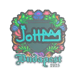 Sticker | jottAAA (Embroidered) | Budapest 2025
