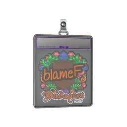 Sticker Slab | blameF (Embroidered) | Budapest 2025