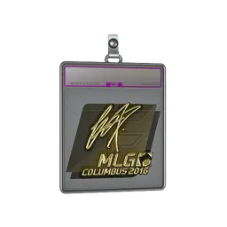 Sticker Slab | fox (Gold) | MLG Columbus 2016