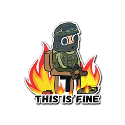 Sticker | This Is Fine (CT)