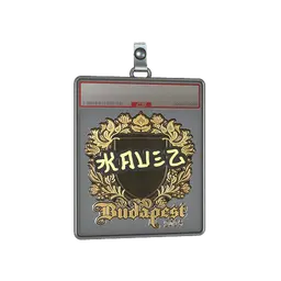 Sticker Slab | kauez (Gold) | Budapest 2025