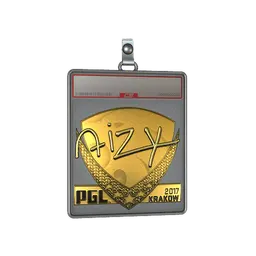 Sticker Slab | aizy (Gold) | Krakow 2017