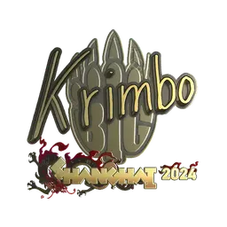 Sticker | Krimbo (Gold) | Shanghai 2024
