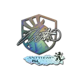 Sticker | nitr0 (Holo) | Antwerp 2022