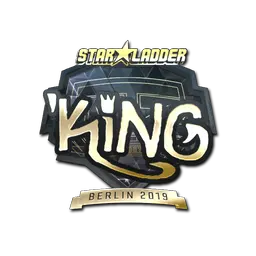 Sticker | kNgV- (Gold) | Berlin 2019